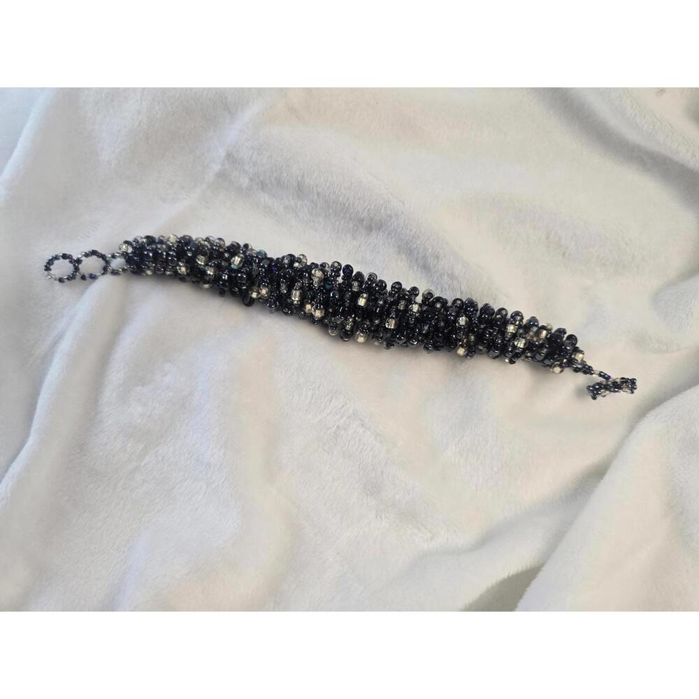Guatemala bracelets  seed bubble black